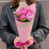 5 розовых пионов Флеминг
